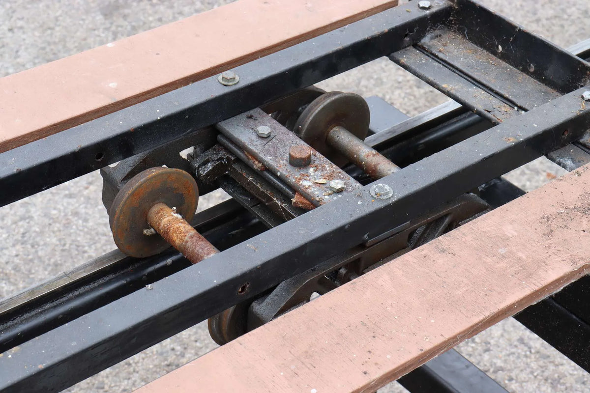 5 inch gauge braked bogie riding truck with footboards