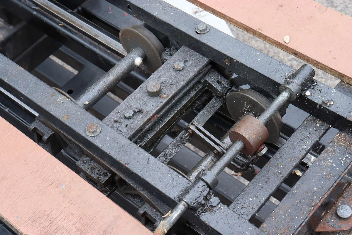 5 inch gauge braked bogie riding truck with footboards