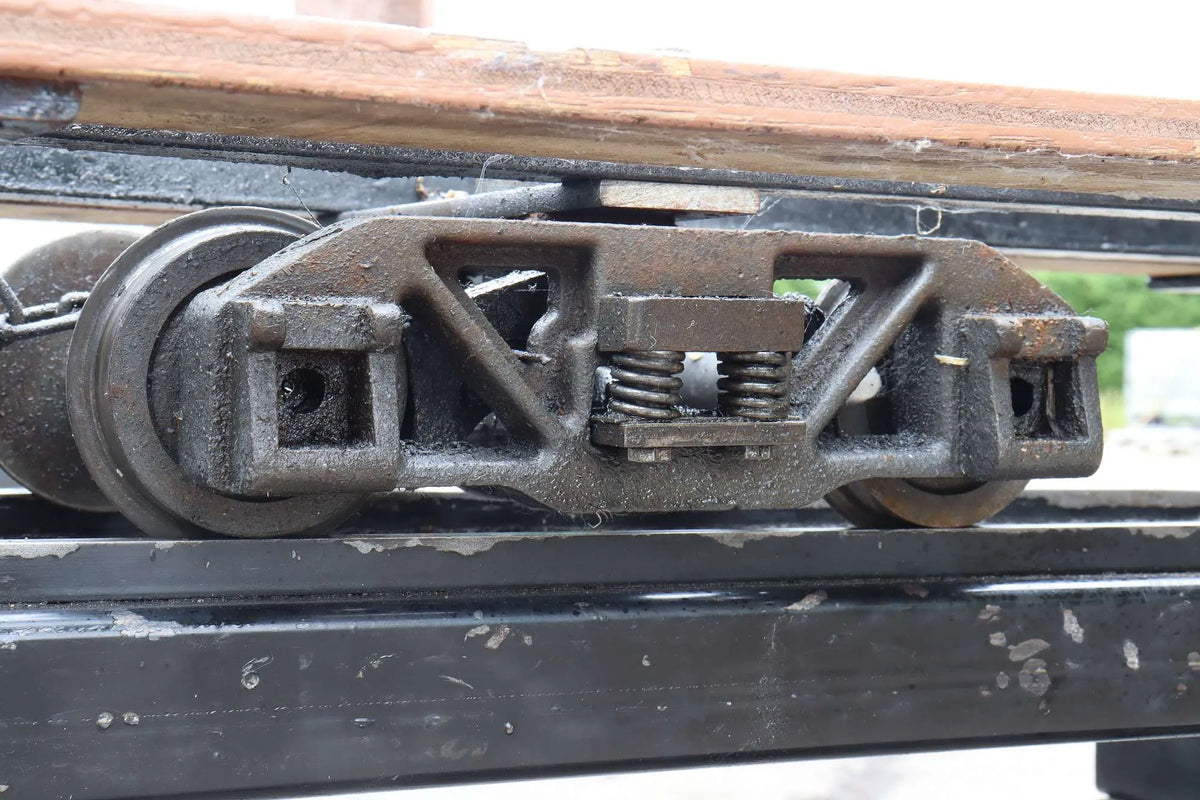 5 inch gauge braked bogie riding truck with footboards