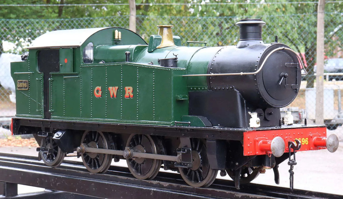 5 inch gauge GWR 56XX 0-6-2T steam outline battery-electric