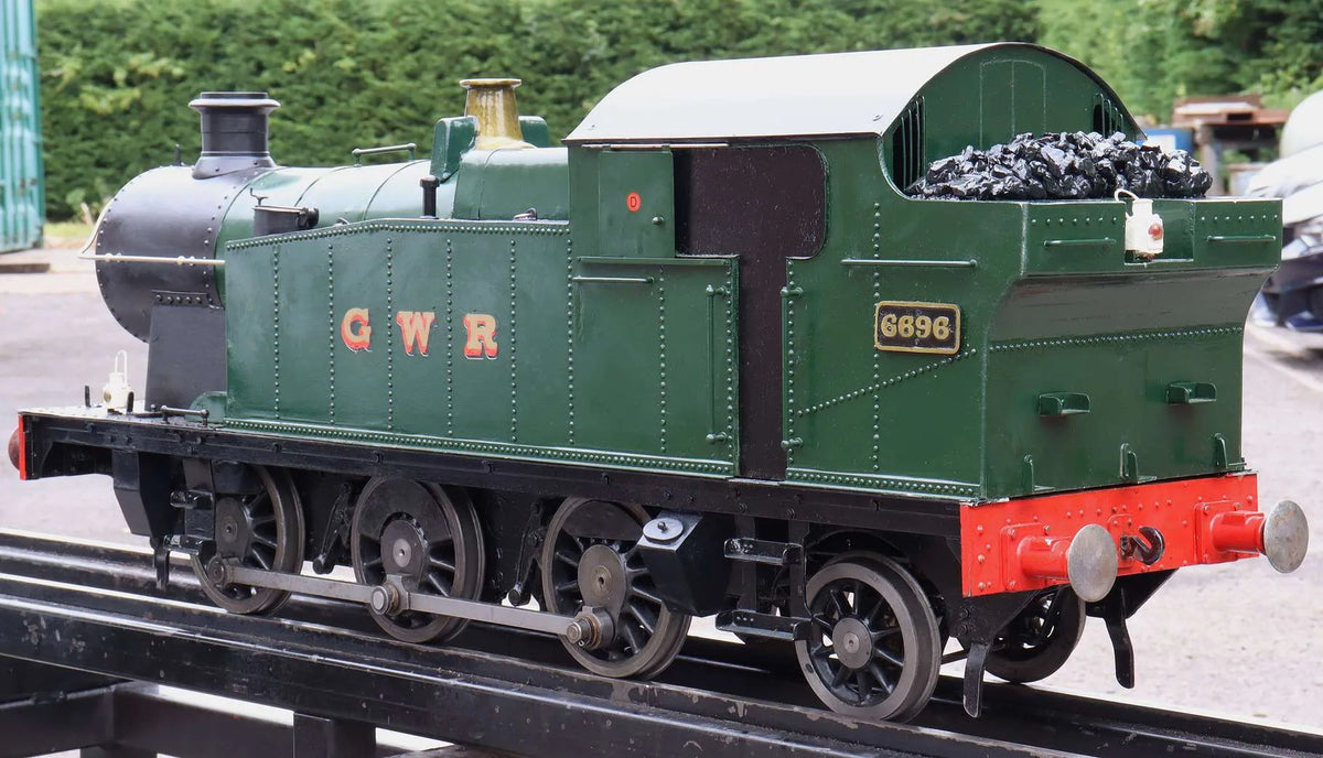 5 inch gauge GWR 56XX 0-6-2T steam outline battery-electric