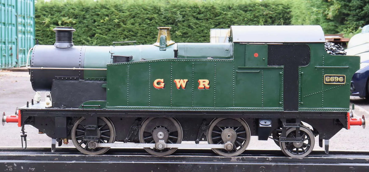 5 inch gauge GWR 56XX 0-6-2T steam outline battery-electric