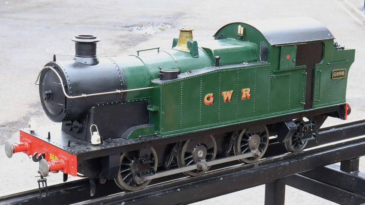 5 inch gauge GWR 56XX 0-6-2T steam outline battery-electric