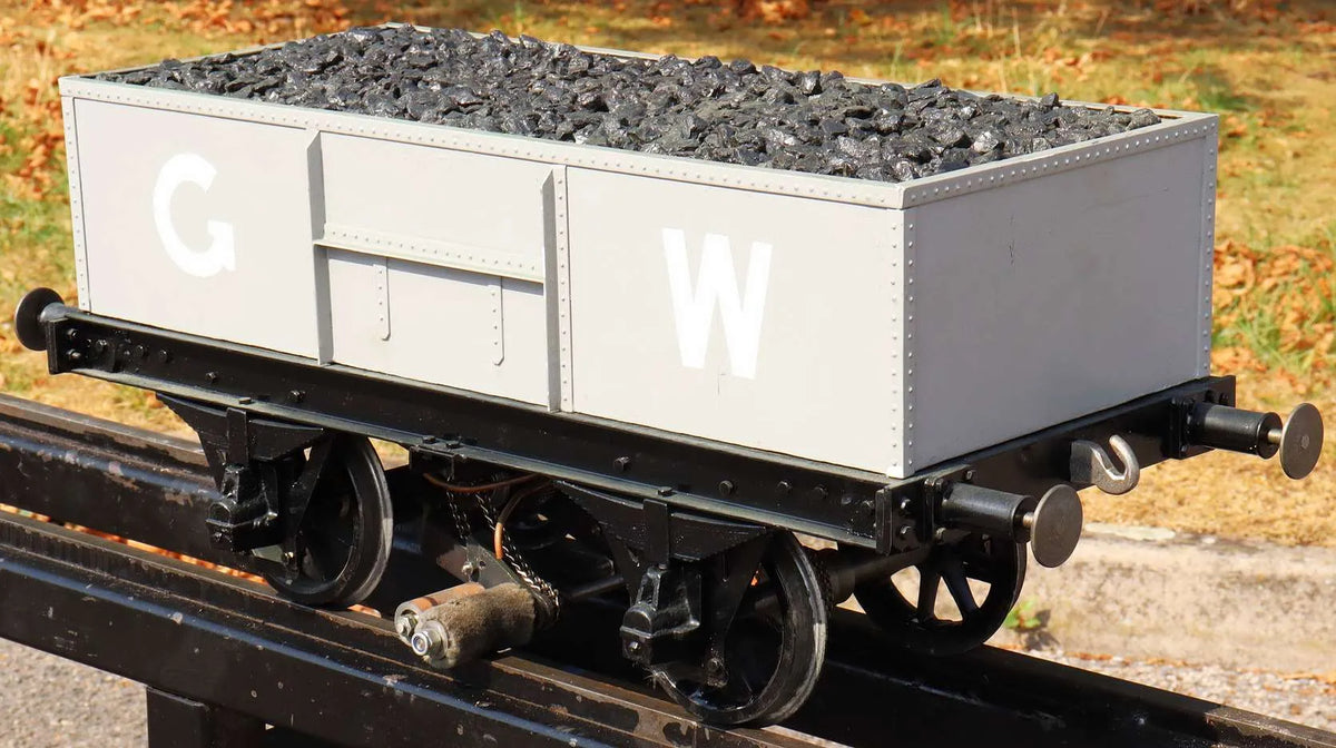 5 inch gauge track-cleaning wagon