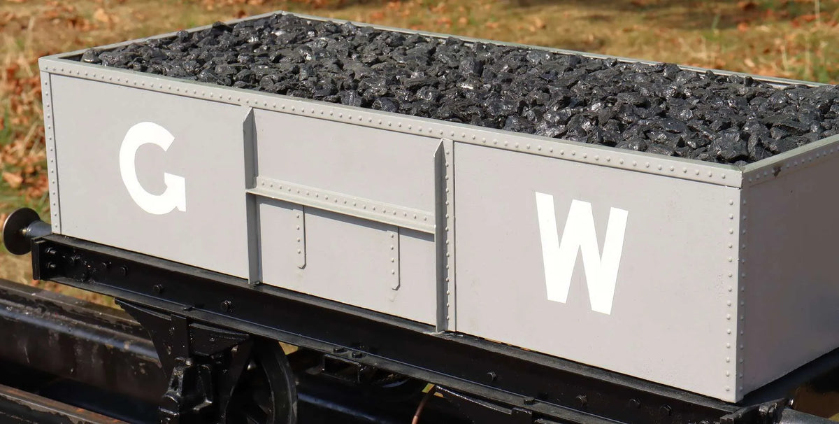 5 inch gauge track-cleaning wagon