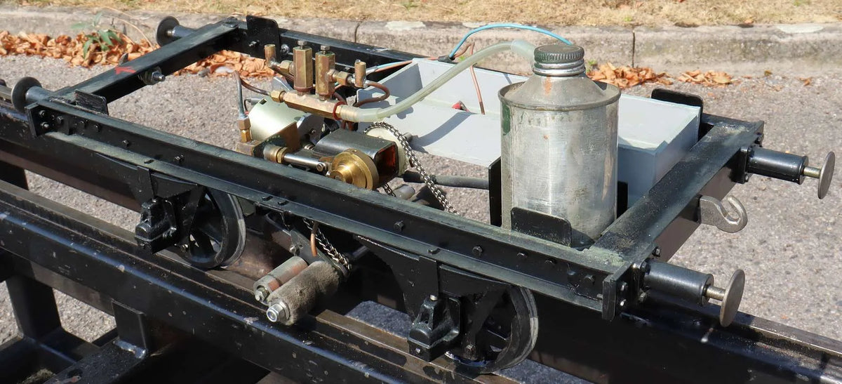 5 inch gauge track-cleaning wagon