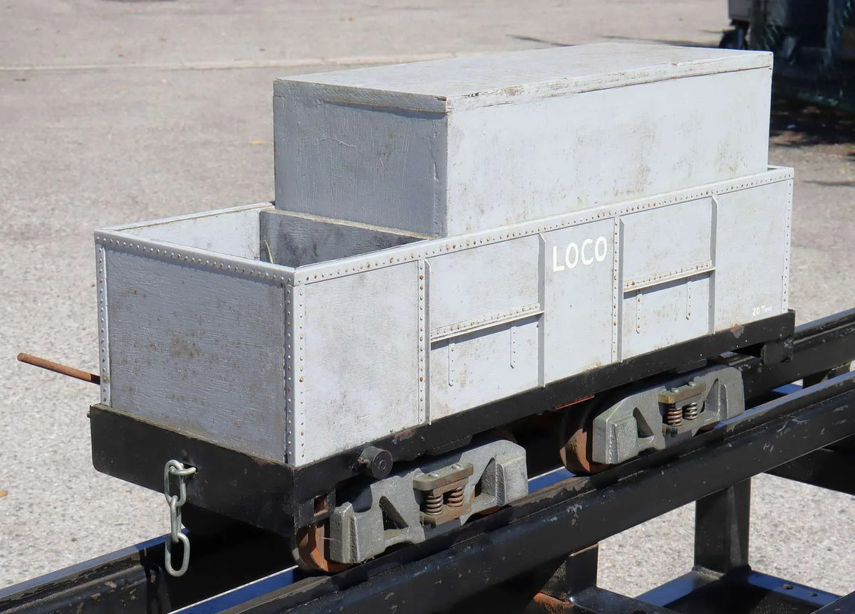 5 inch gauge braked bogie driving truck