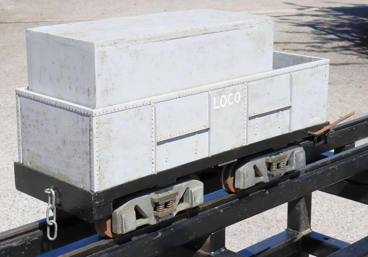 5 inch gauge braked bogie driving truck