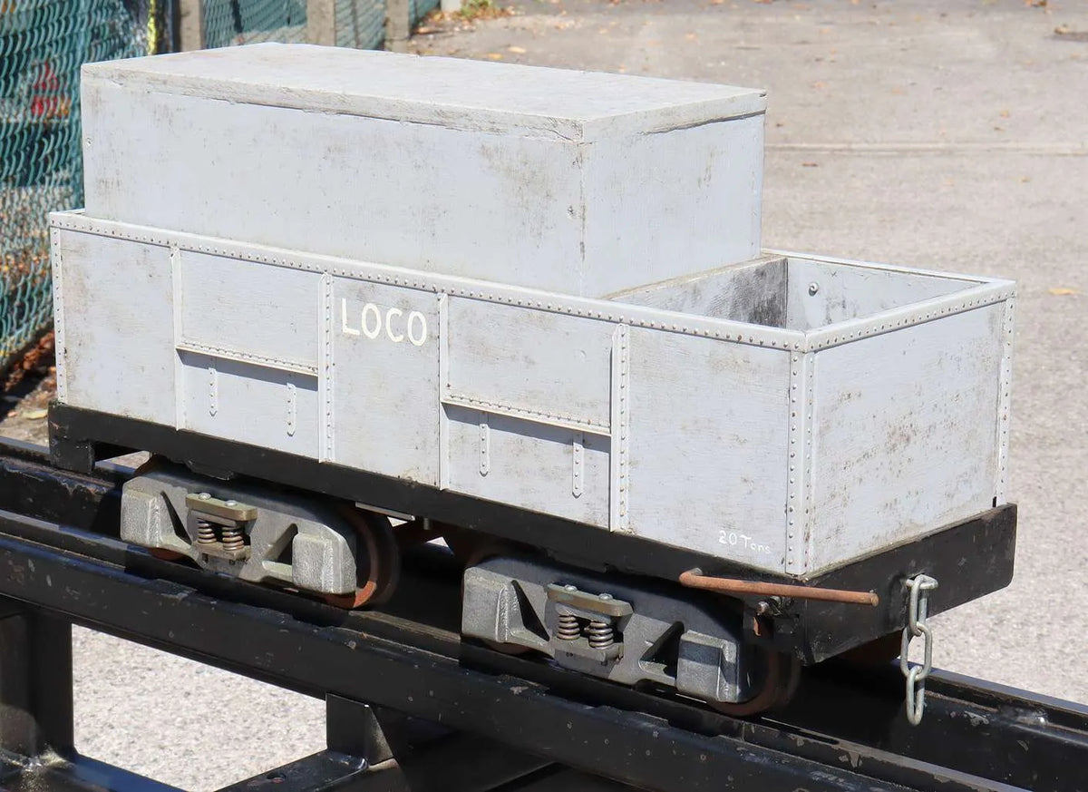 5 inch gauge braked bogie driving truck