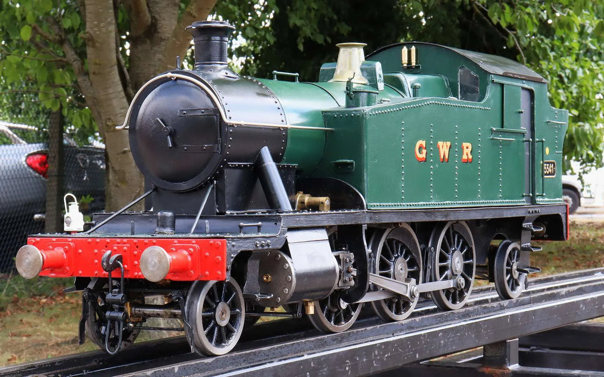 5 inch gauge GWR 45XX 2-6-2T steam outline battery electric