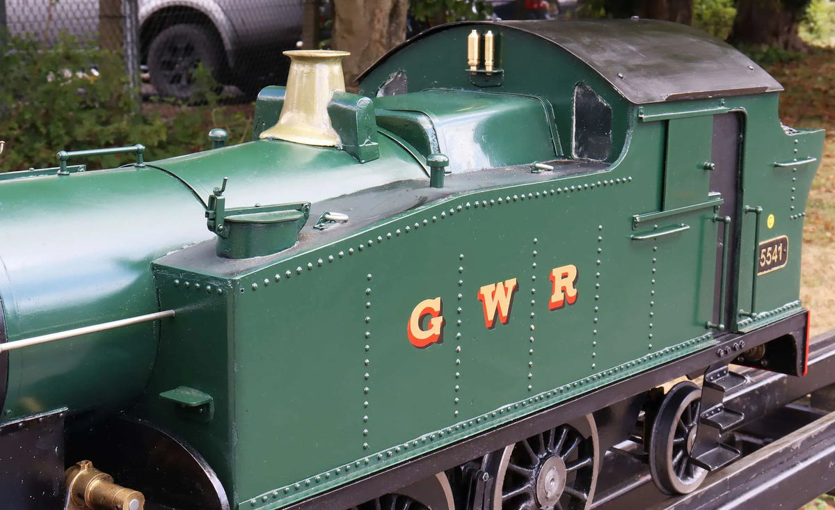 5 inch gauge GWR 45XX 2-6-2T steam outline battery electric