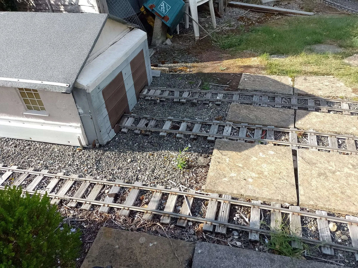 5 inch gauge railway including track, rail, turnout, double slip, turntable