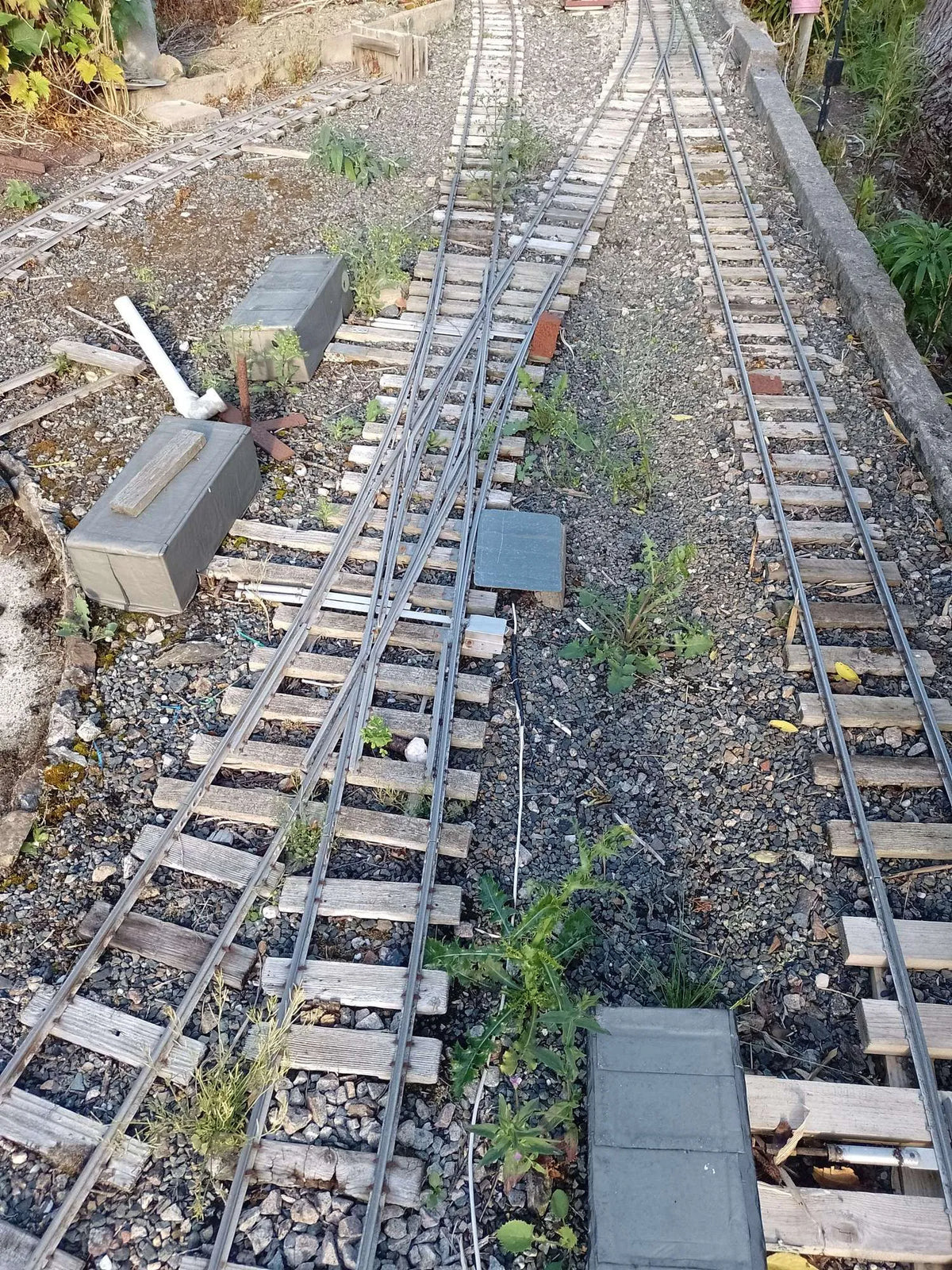 5 inch gauge railway including track, rail, turnout, double slip, turntable