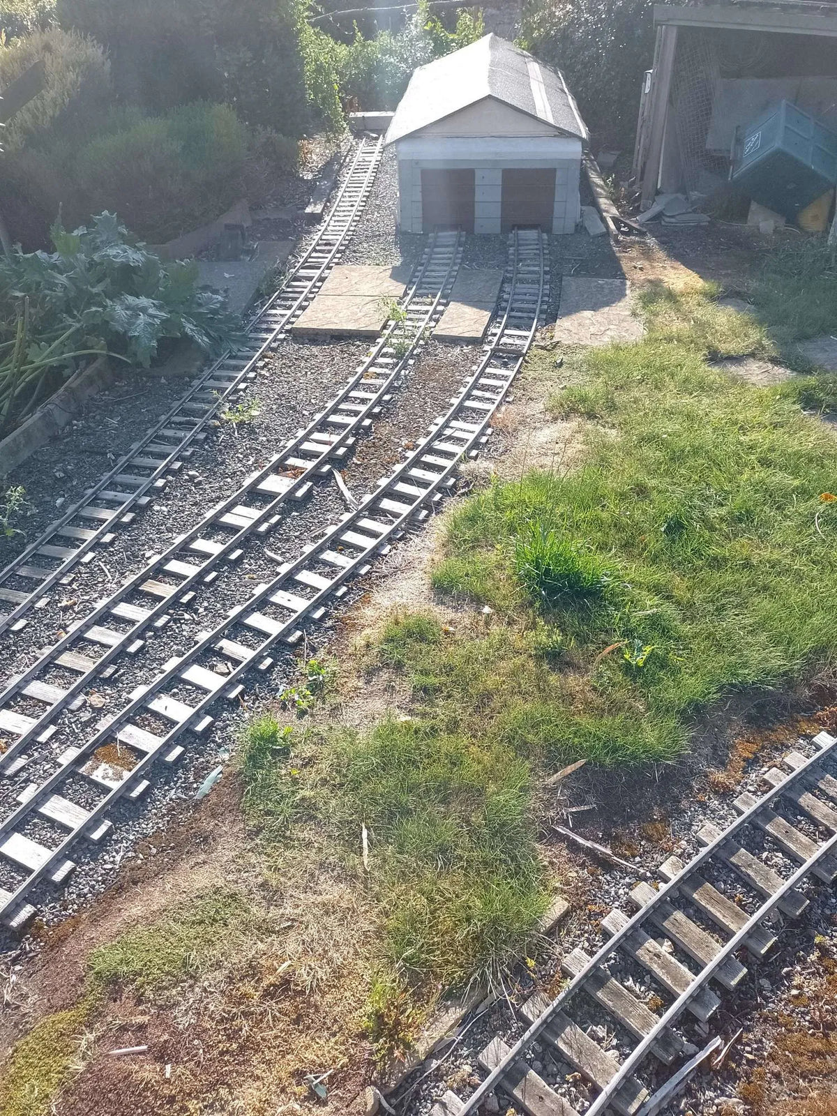 5 inch gauge railway including track, rail, turnout, double slip, turntable