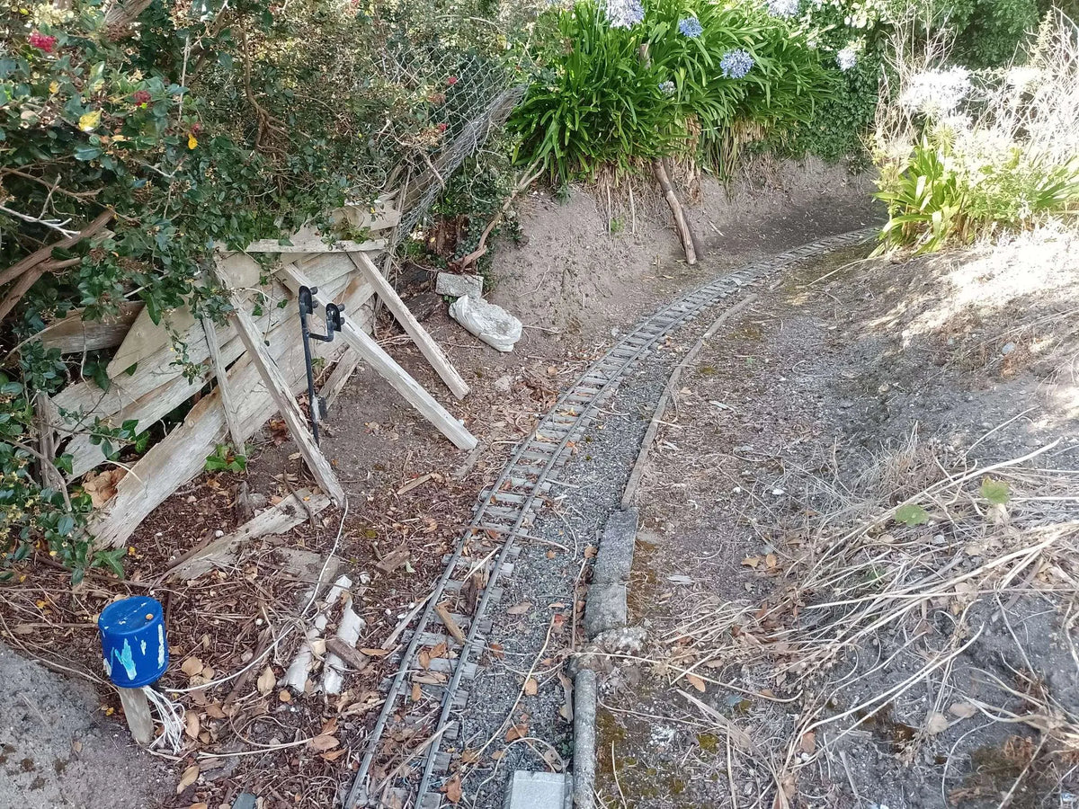 5 inch gauge railway including track, rail, turnout, double slip, turntable