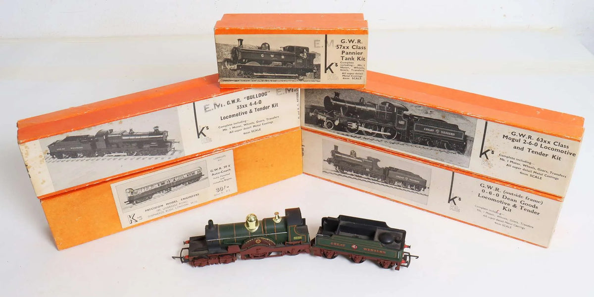 Collection of 4mm scale kit-built Keyser locomotives