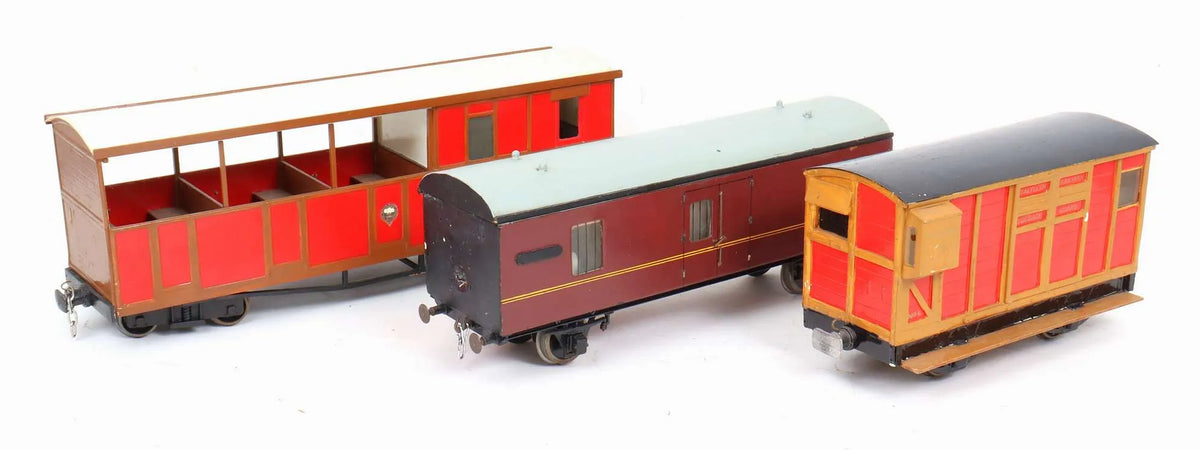 Three gauge 1 coaches