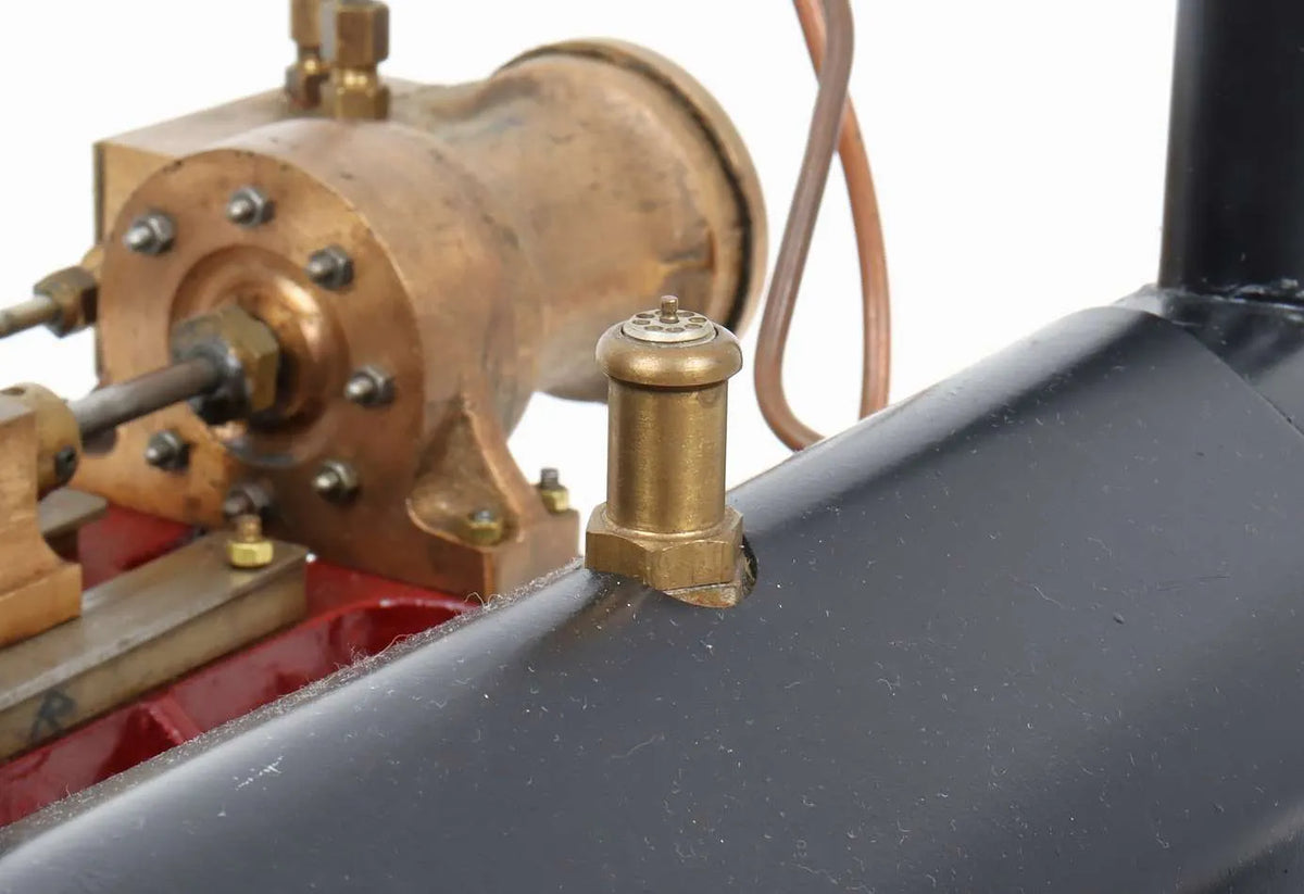 Horizontal mill engine with boiler
