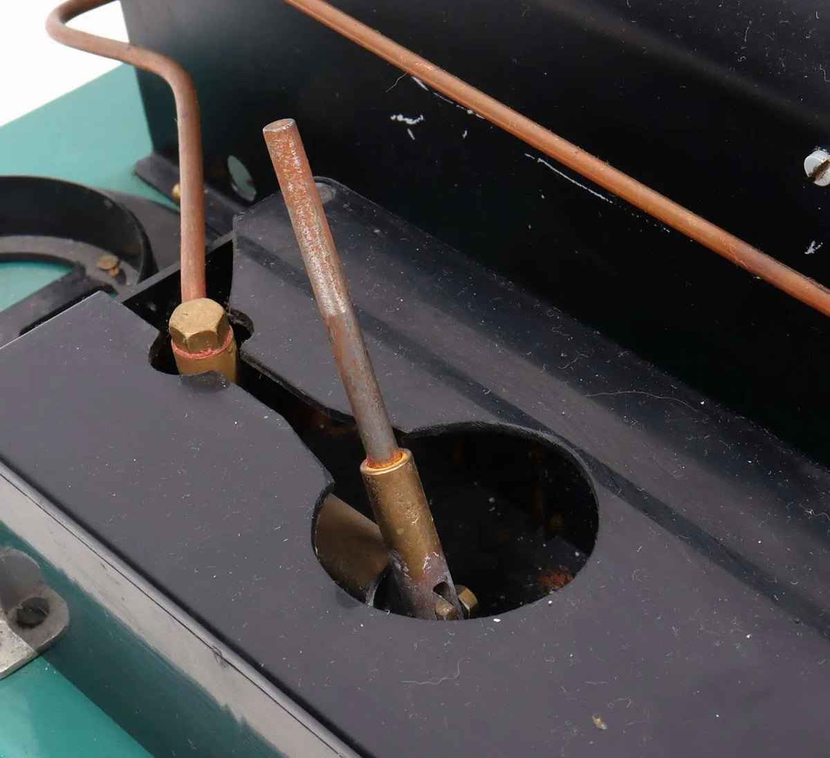 Horizontal mill engine with boiler