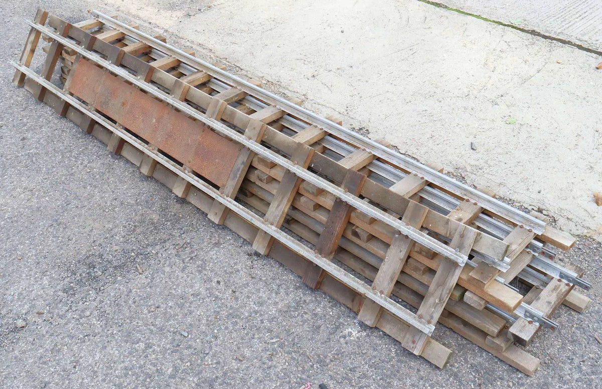 Five panels 7 1/4 inch gauge track