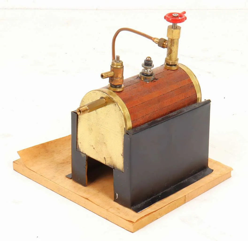 V-twin oscillating engine steam plant