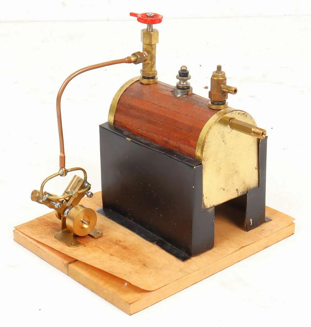 V-twin oscillating engine steam plant