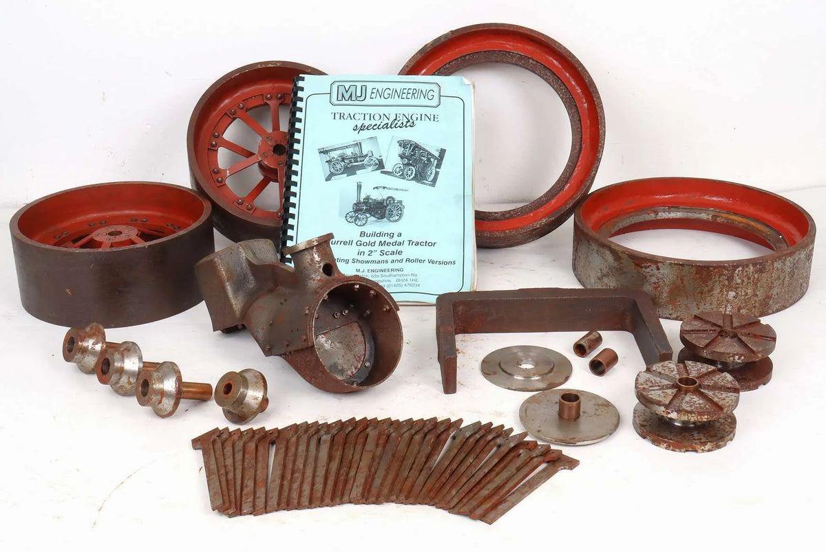 2 inch scale Burrell steam roller parts