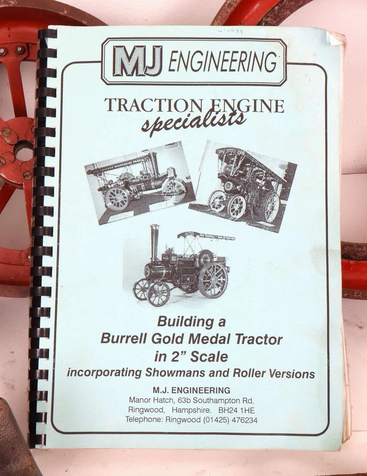 2 inch scale Burrell steam roller parts