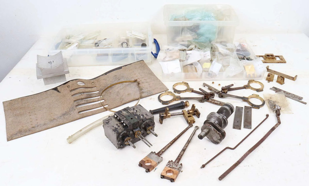 5 inch gauge GWR 14XX machined cylinders, crank axle, valve rods
