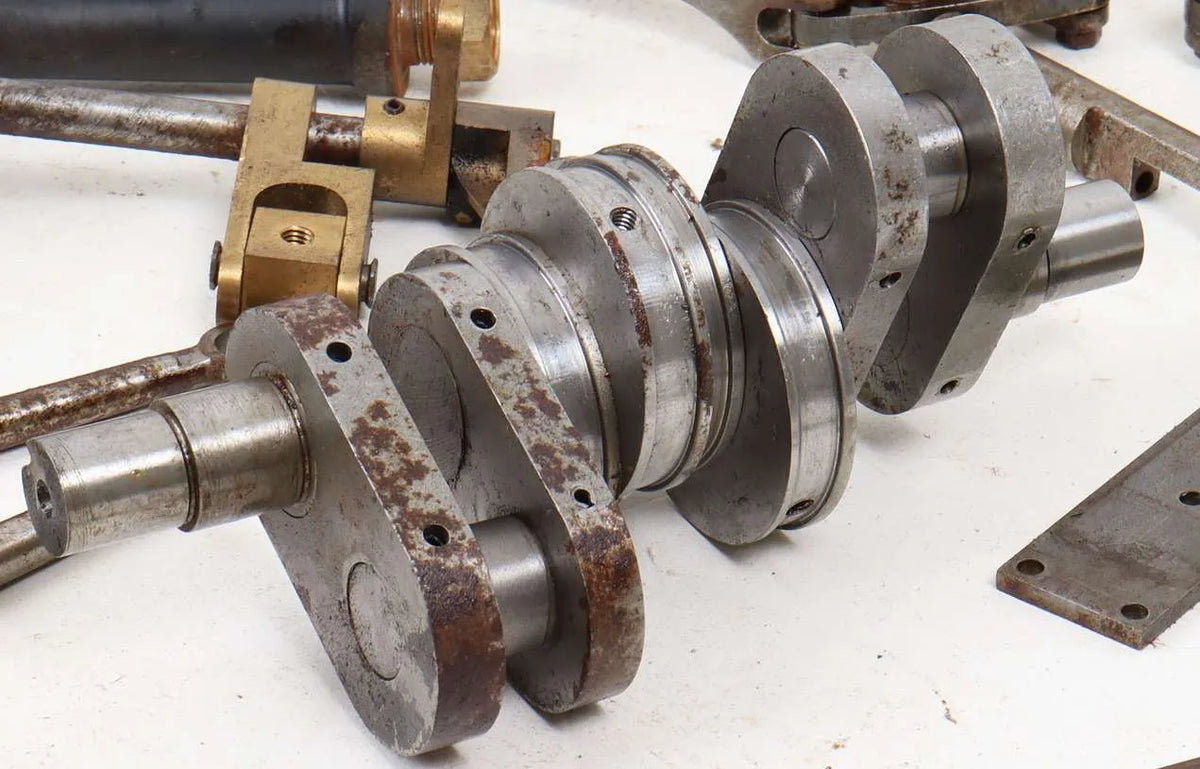 5 inch gauge GWR 14XX machined cylinders, crank axle, valve rods