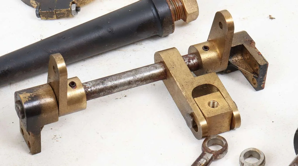 5 inch gauge GWR 14XX machined cylinders, crank axle, valve rods