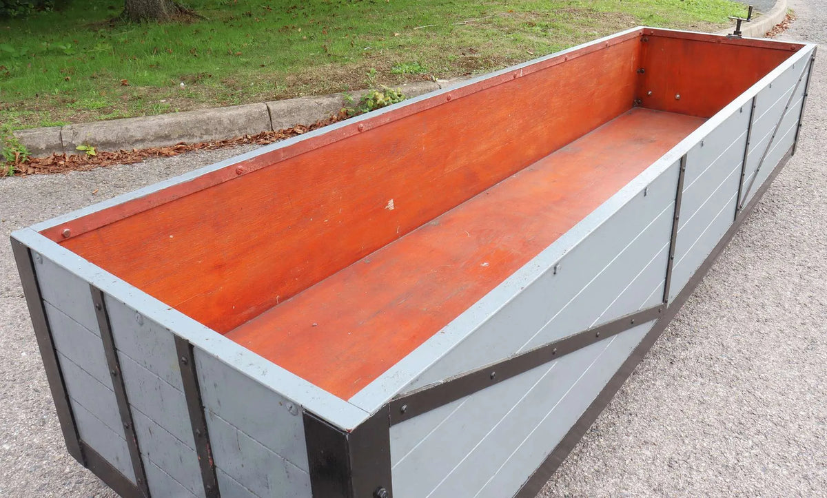 7 1/4 inch narrow gauge bogie plank wagon