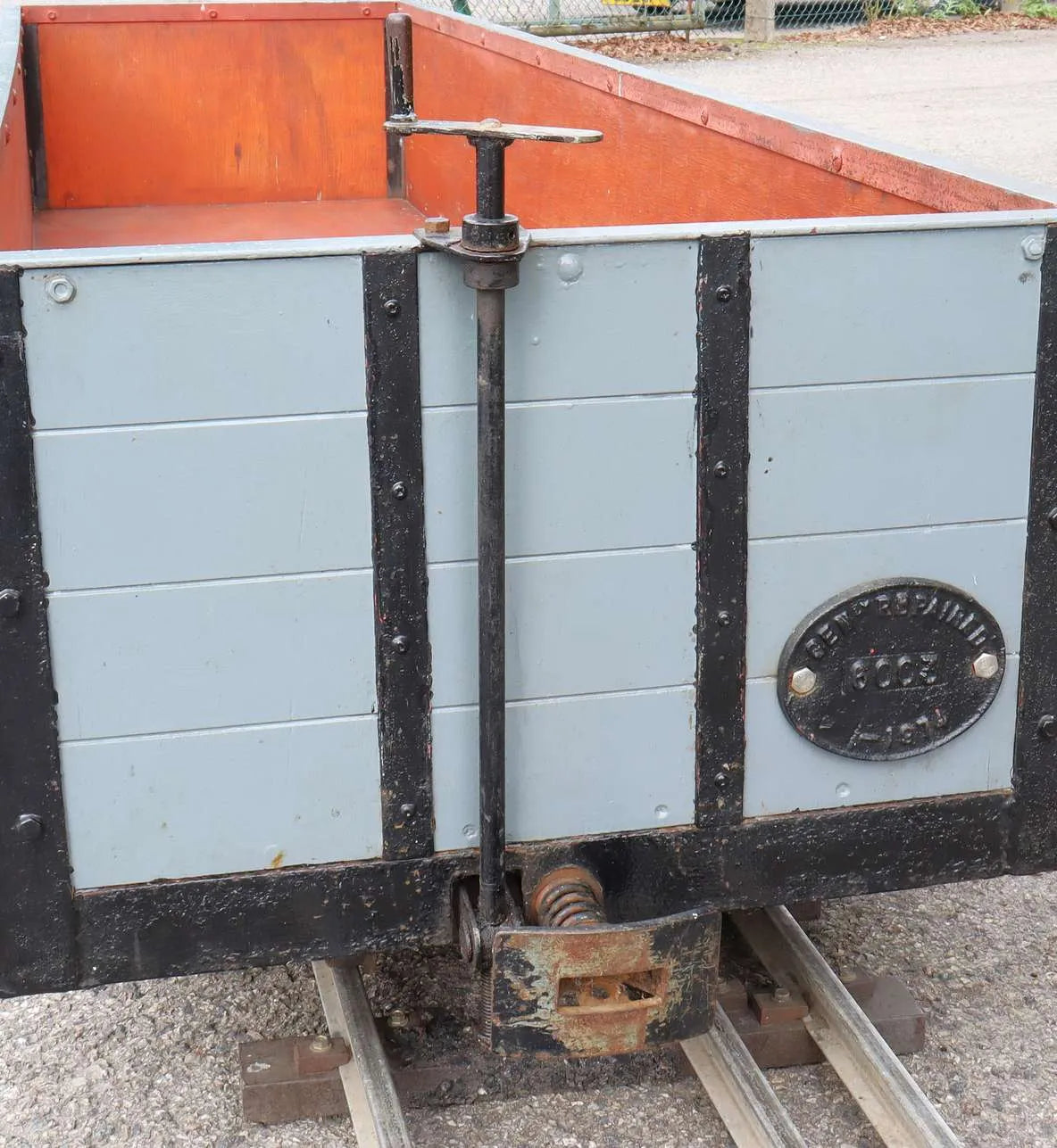 7 1/4 inch narrow gauge bogie plank wagon
