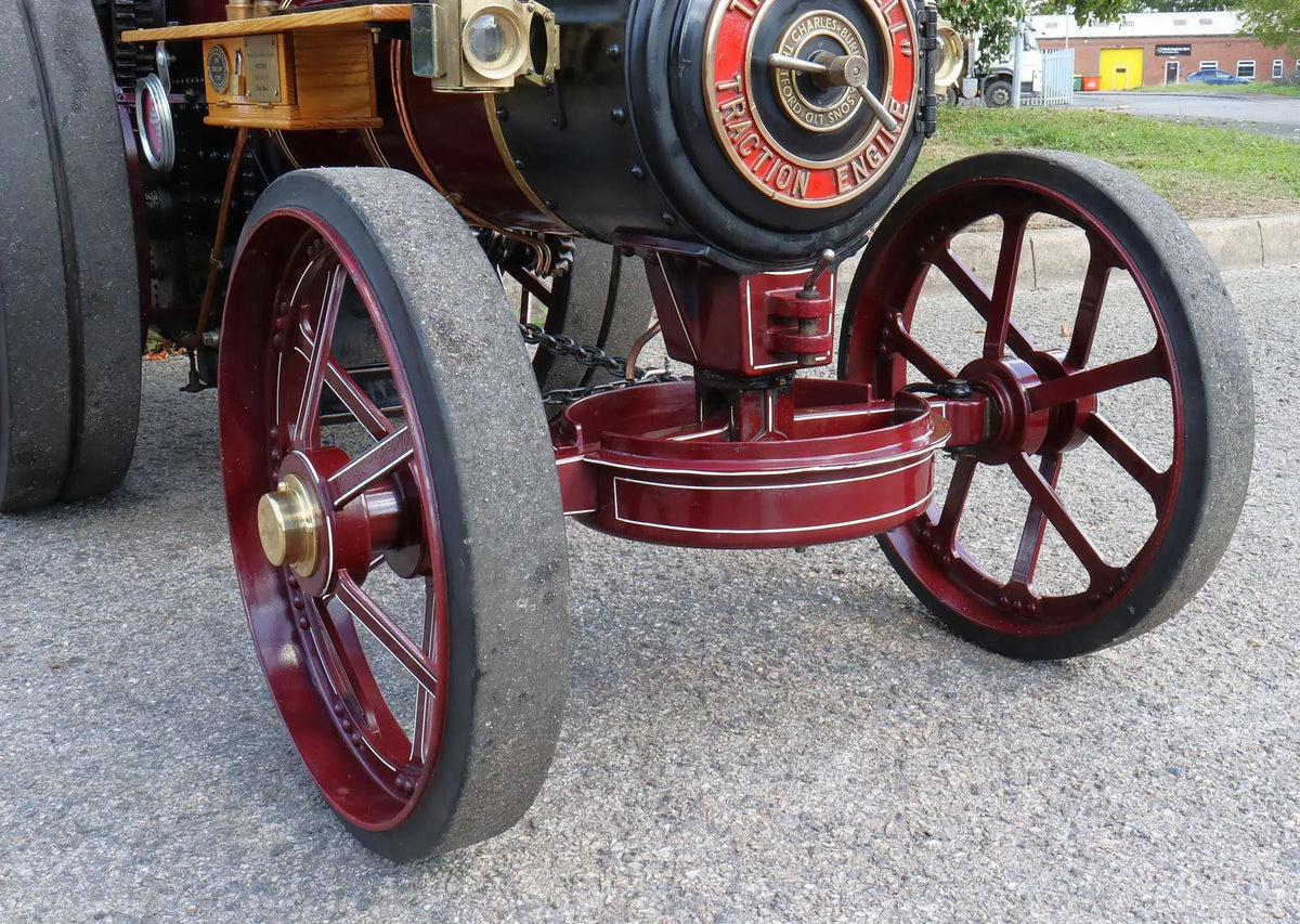 4 inch scale Burrell 6nhp agricultural engine with driving truck