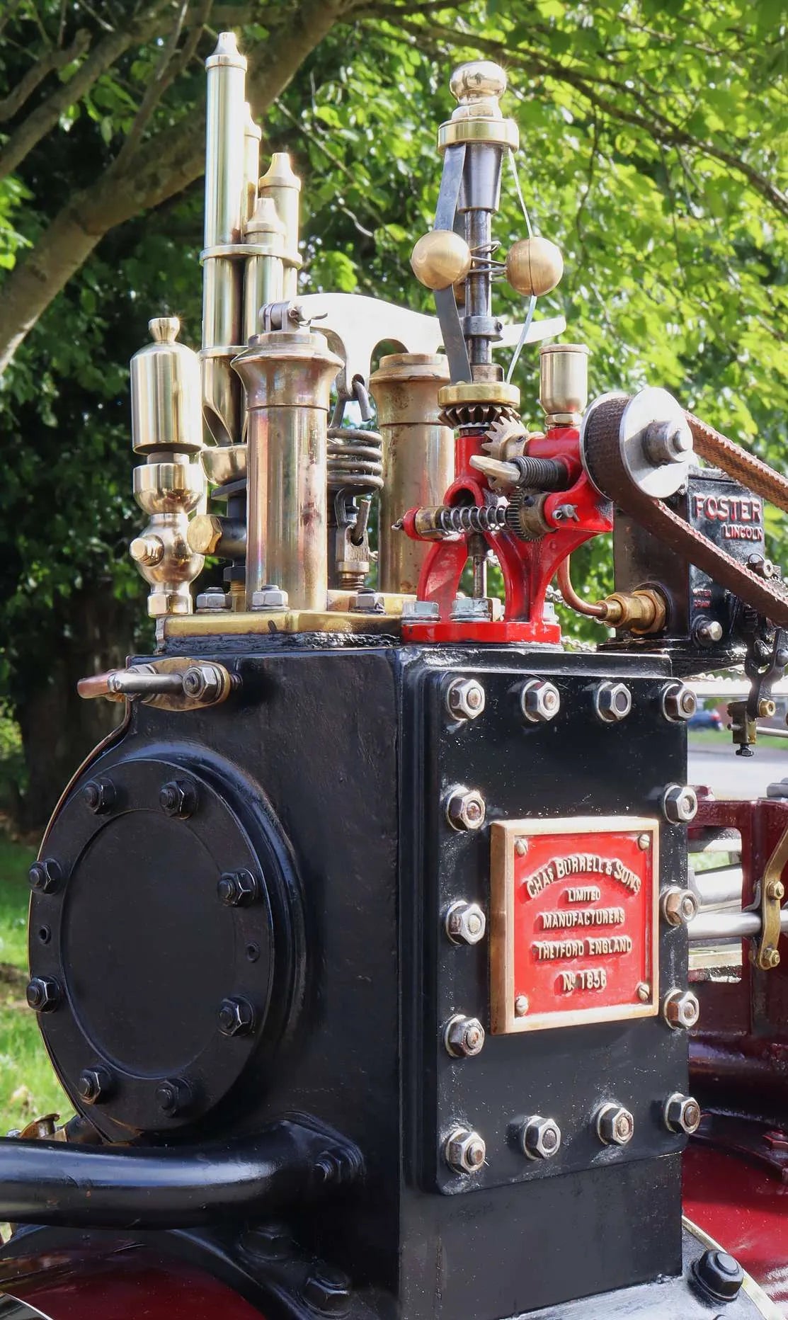 4 inch scale Burrell 6nhp agricultural engine with driving truck