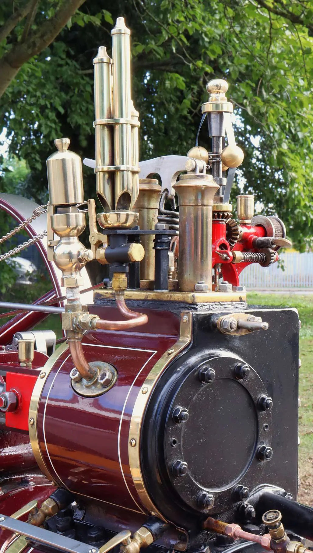 4 inch scale Burrell 6nhp agricultural engine with driving truck