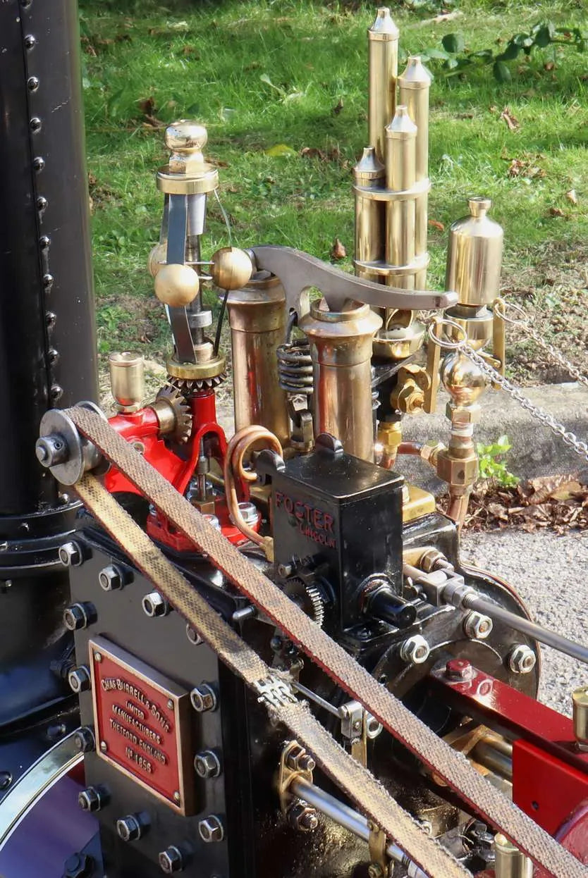 4 inch scale Burrell 6nhp agricultural engine with driving truck