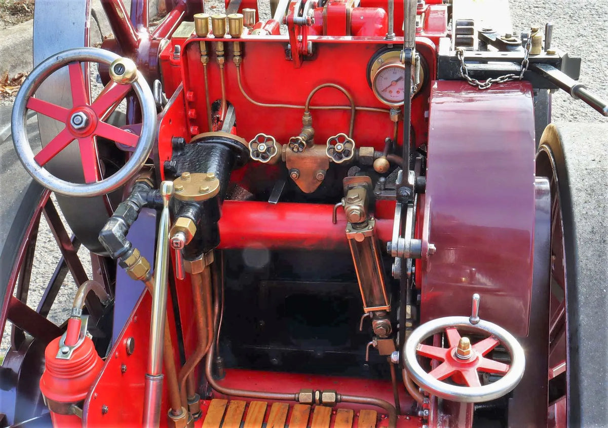 4 inch scale Burrell 6nhp agricultural engine with driving truck