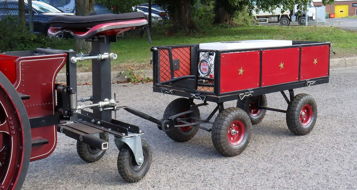 4 inch scale Burrell 6nhp agricultural engine with driving truck