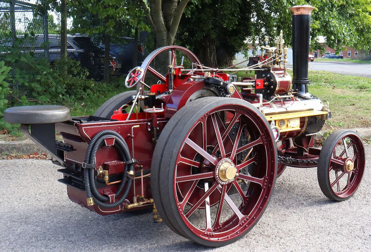 4 inch scale Burrell 6nhp agricultural engine with driving truck