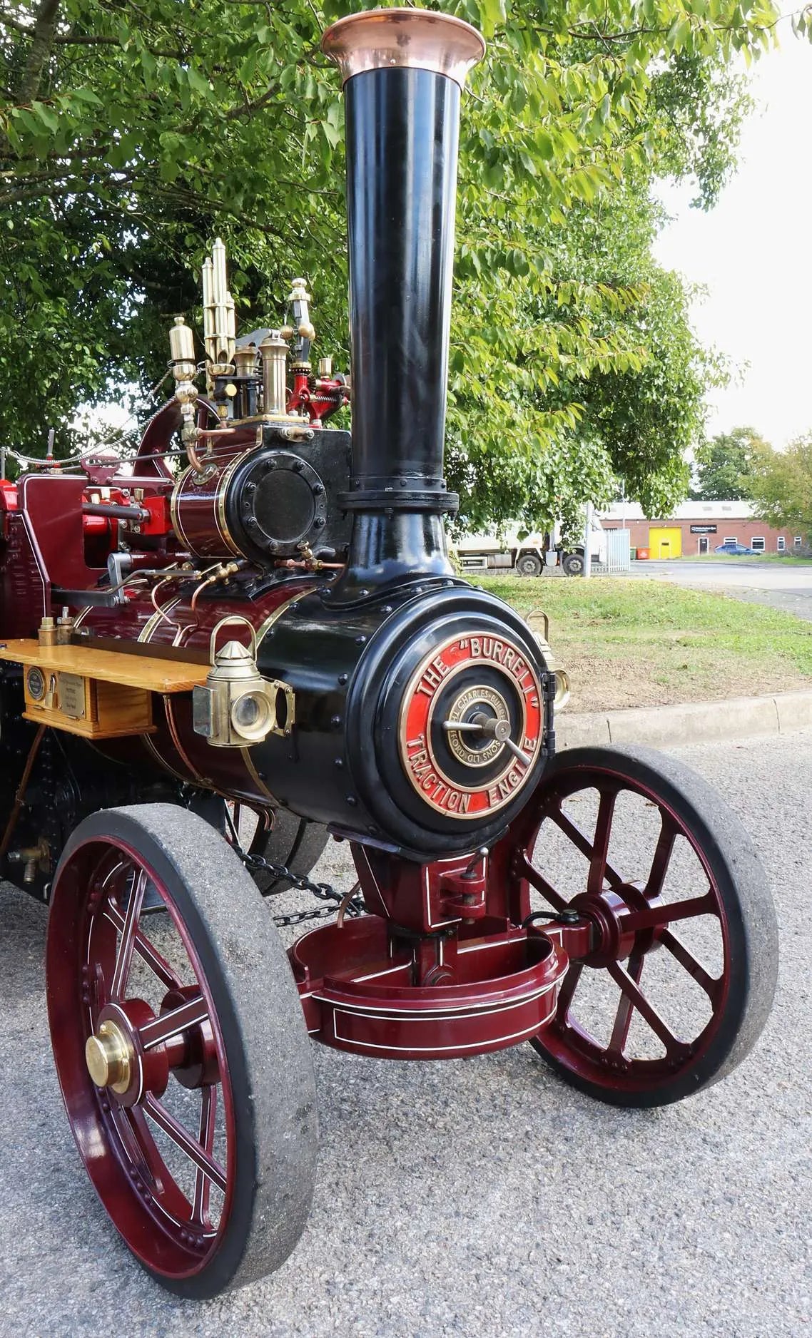 4 inch scale Burrell 6nhp agricultural engine with driving truck