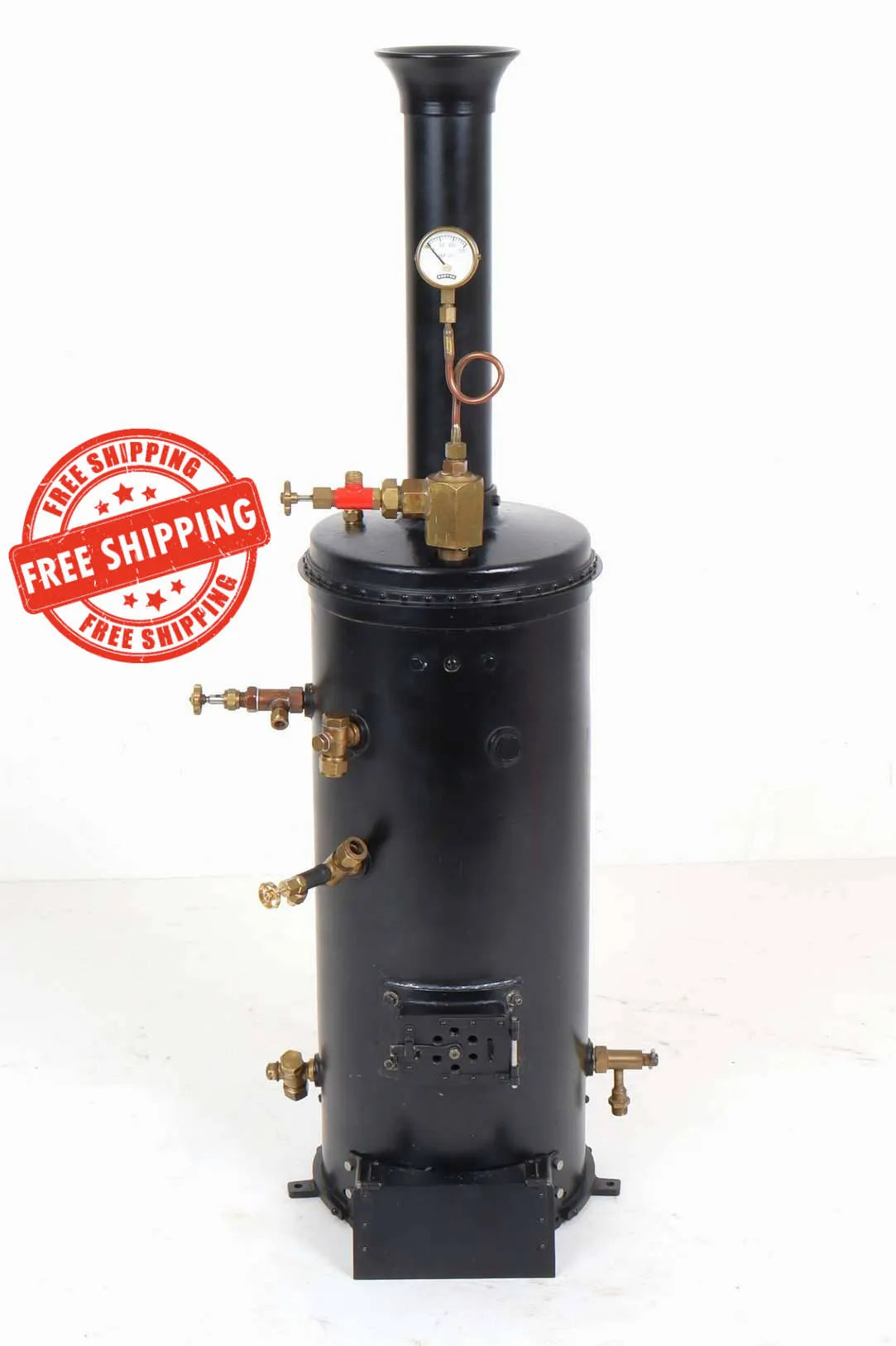 5 inch diameter coal-fired vertical boiler