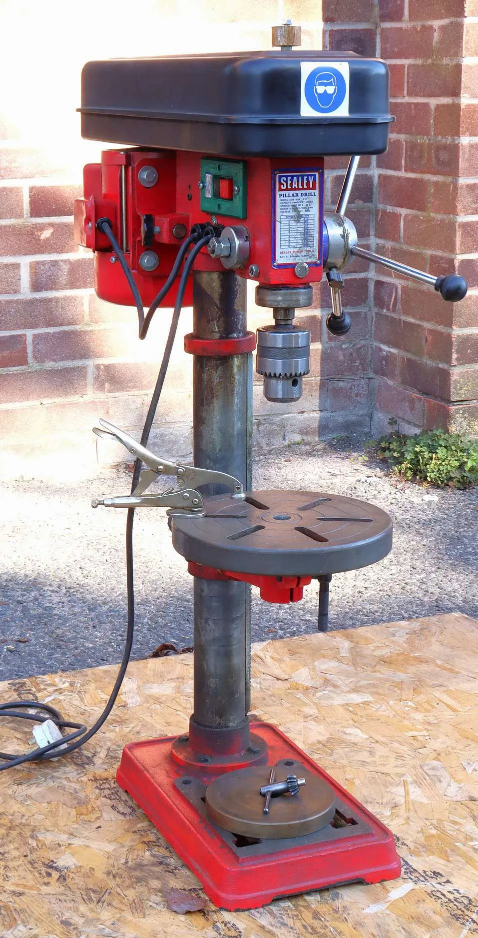 12 speed Sealey GDM 90A bench drill