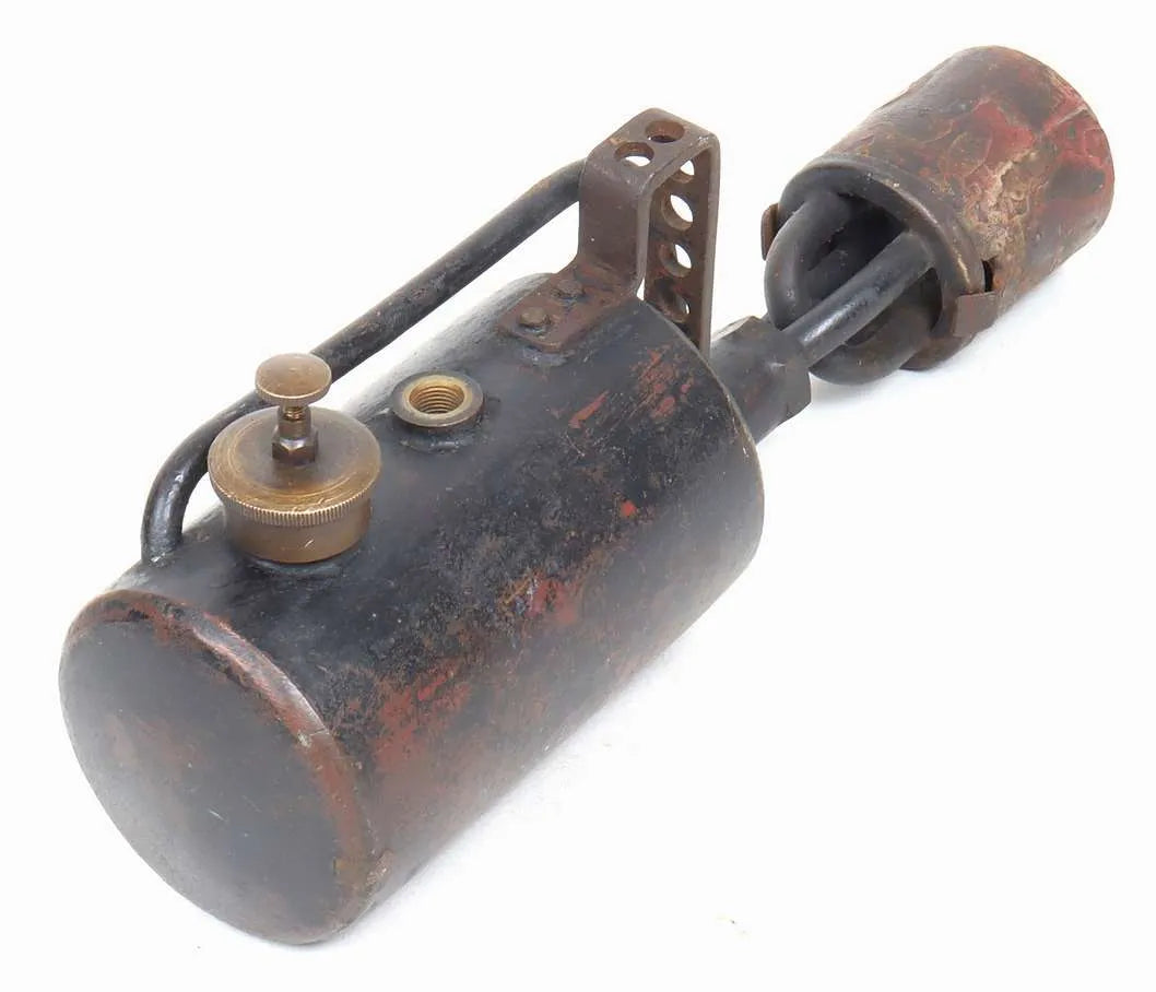 Pair of Stuart paraffin blowlamps