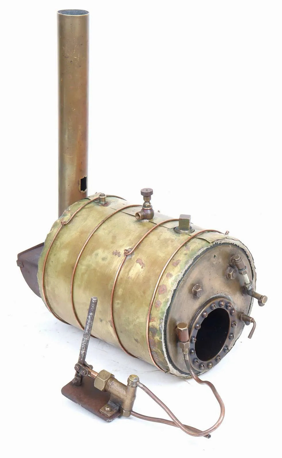 Horizontal centre flue boiler