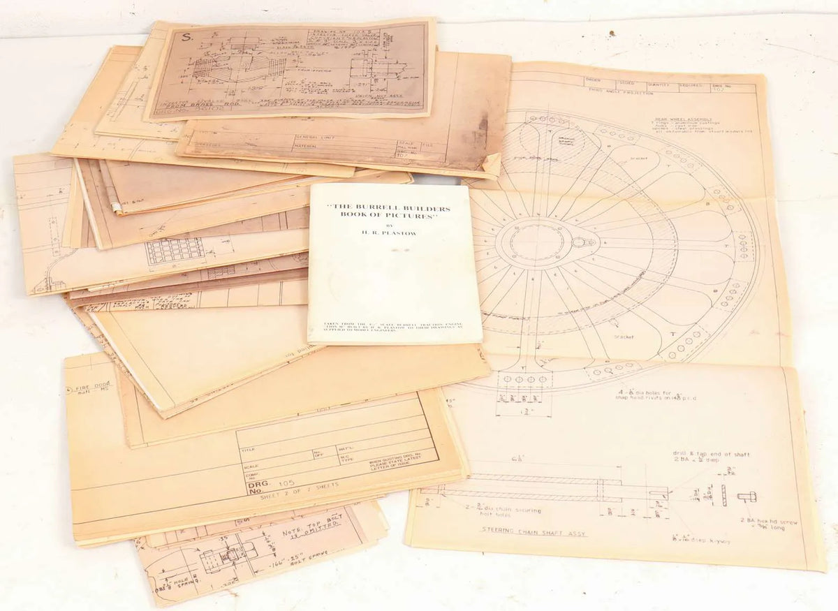 3 inch scale Burrell agricultural engine