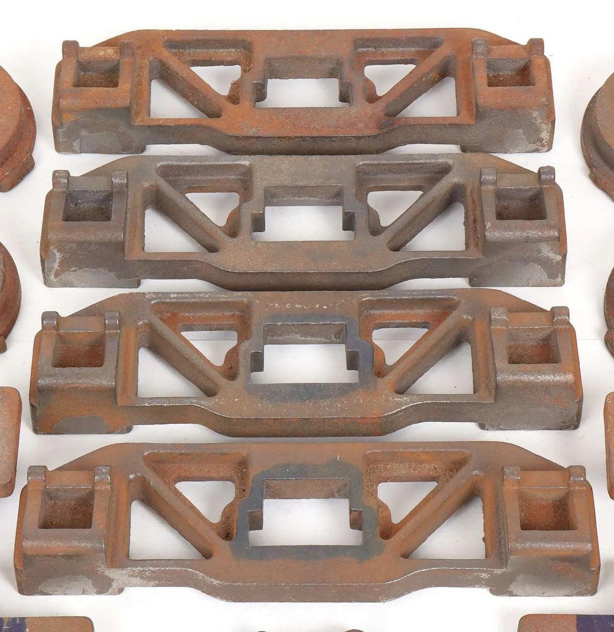 Pair of 3 1/2 inch gauge bogie castings