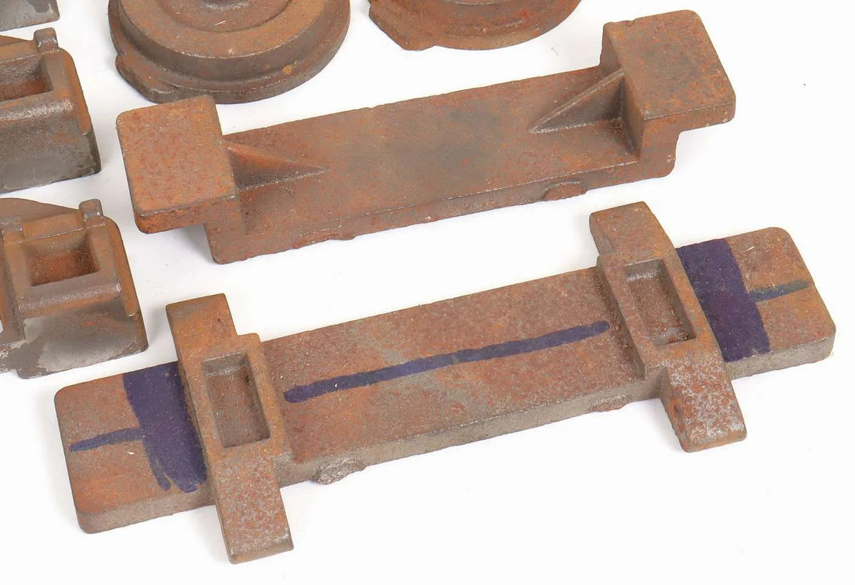 Pair of 3 1/2 inch gauge bogie castings