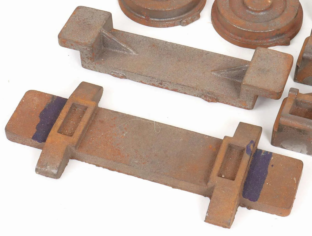 Pair of 3 1/2 inch gauge bogie castings