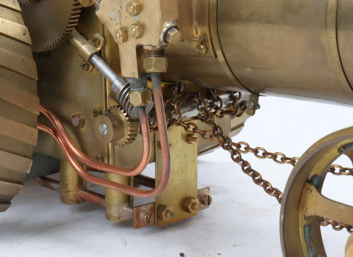 3/4 inch scale Bassett Lowke spirit-fired traction engine